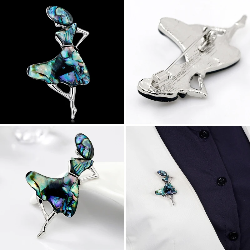 Dancing Girl Shell Cartoon Brooches Collar Pins Corsage Badges Dress Accessories
Dancing Girl Shell Cartoon Brooches Collar Pins Corsage Badges Dress Accessories