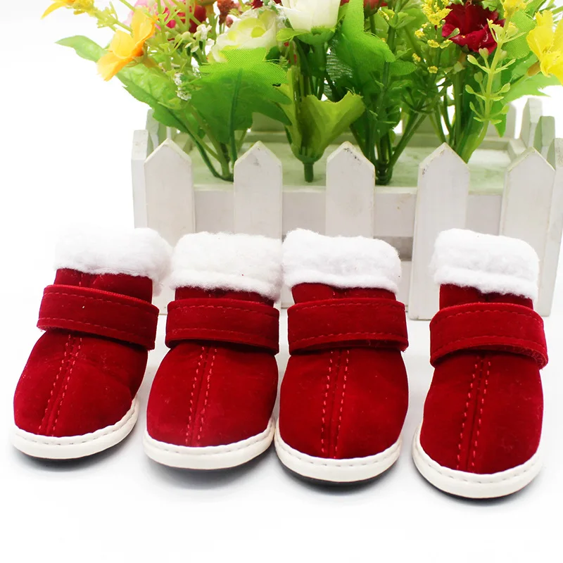 Winter Pet Dog Shoes For Small Dogs Warm Fleece Puppy Pet Shoes Waterproof Dog Snow Boots Chihuahua Yorkie Shoes Pet Products 
Winter Pet Dog Shoes For Small Dogs Warm Fleece Puppy Pet Shoes Waterproof Dog Snow Boots Chihuahua Yorkie Shoes Pet Products