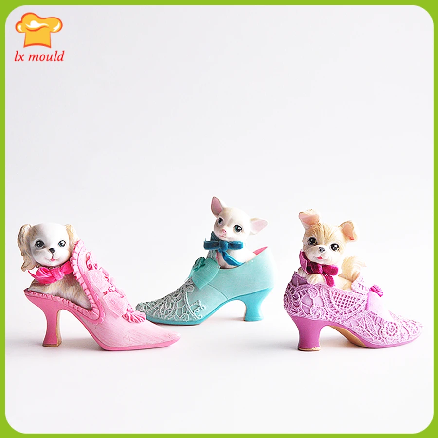 2021 New Creative High Heels & Dog Silicone Molds Famous Dog Prince Princess Home Decoration Candle Moulds Plaster Resin Mould
2021 New Creative High Heels & Dog Silicone Molds Famous Dog Prince Princess Home Decoration Candle Moulds Plaster Resin Mould
