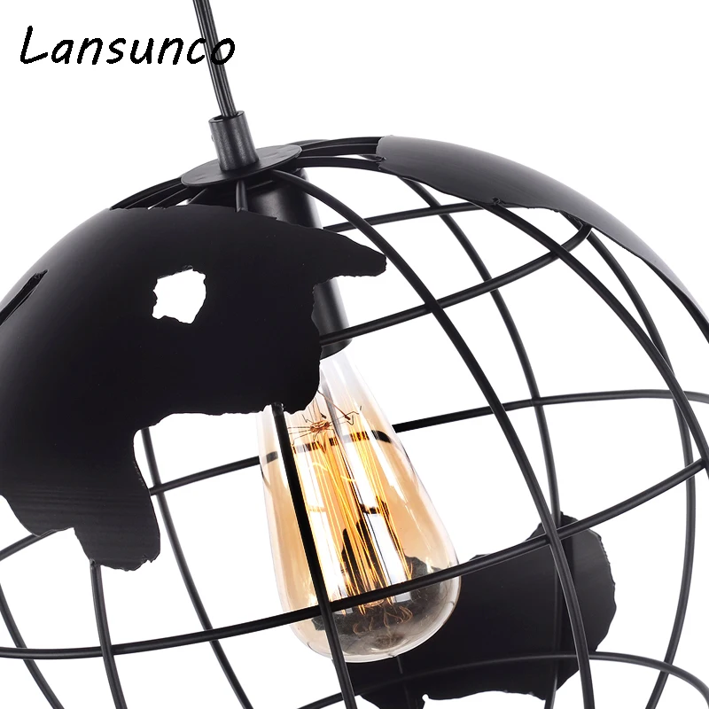 Pendant Lights Globe Vintage Pendant Lamp LED Iron Cage Lampshade For Restaurant Cafe Indoor Lighting Retro Suspension Luminaire
Pendant Lights Globe Vintage Pendant Lamp LED Iron Cage Lampshade For Restaurant Cafe Indoor Lighting Retro Suspension Luminaire