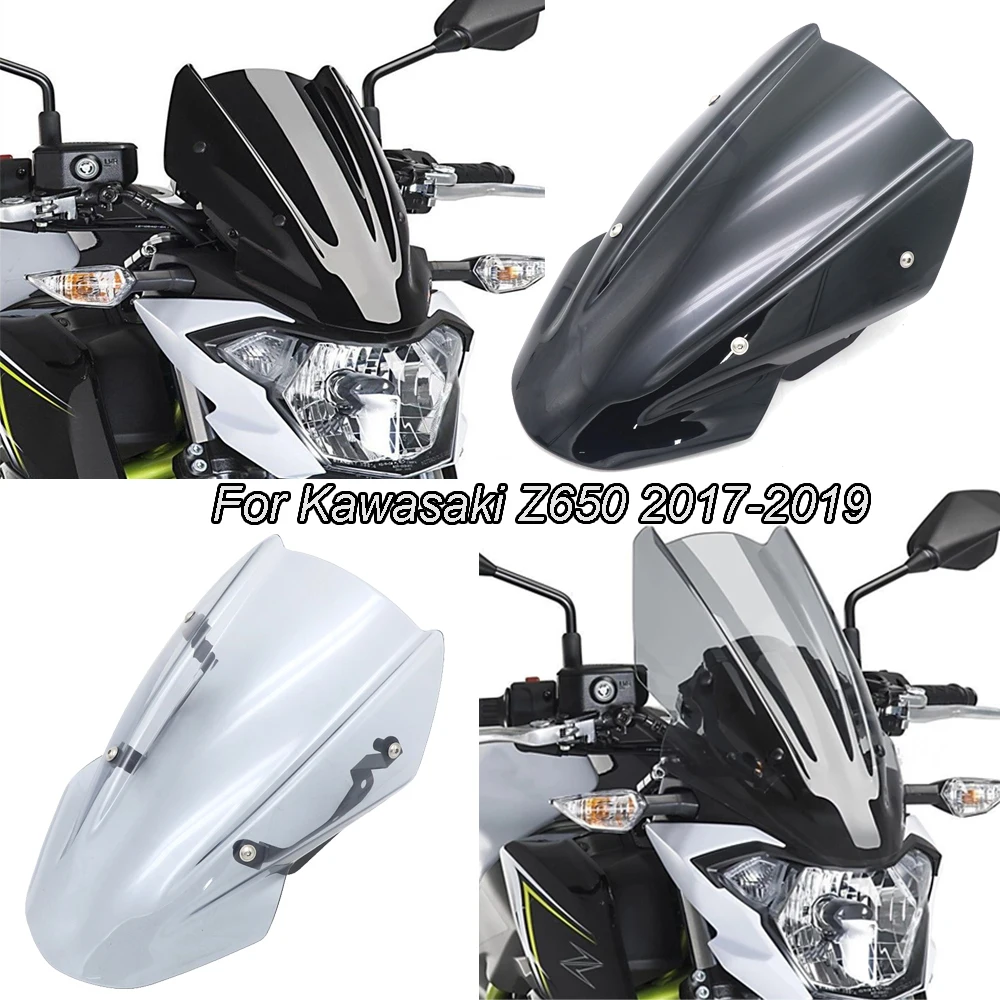 Motorcycle Accessories Sports WindScreen Windshield Viser VIsor Wind Deflectors Fits For Kawasaki Z650 2017 2018 2019 Z 650
Motorcycle Accessories Sports WindScreen Windshield Viser VIsor Wind Deflectors Fits For Kawasaki Z650 2017 2018 2019 Z 650