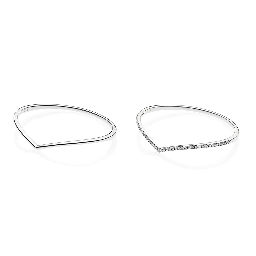 Women Bracelets 925 Sterling Silver Heart Shape With Clear Crystal Bangels For Women Jewelry Making
Women Bracelets 925 Sterling Silver Heart Shape With Clear Crystal Bangels For Women Jewelry Making