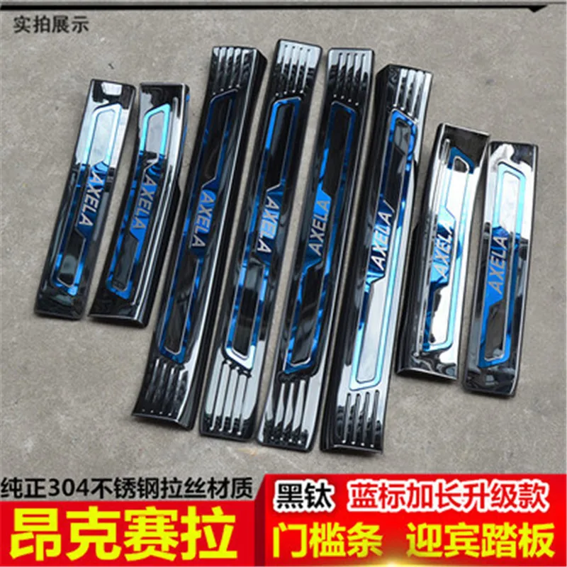 Car styling For Mazda 3 M3 Axela 2014 2015 2016 2017 2018 stainless steel Door Sill Scuff Plate Welcome Pedal pedal bienvenidos
Car styling For Mazda 3 M3 Axela 2014 2015 2016 2017 2018 stainless steel Door Sill Scuff Plate Welcome Pedal pedal bienvenidos