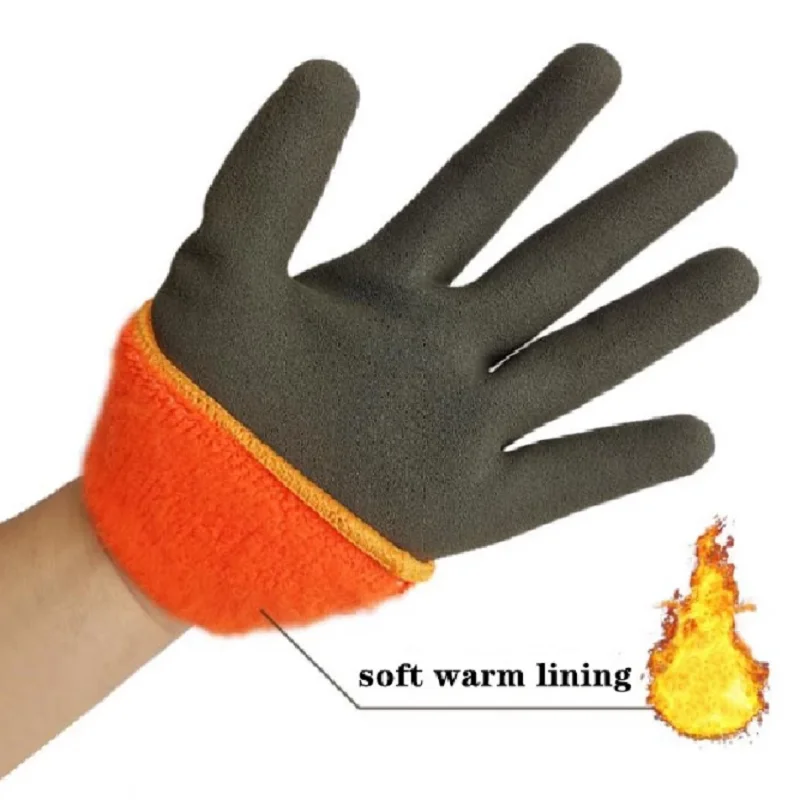 1Pair Work Gloves Warm Safety Waterproof Latex Waterproof Winter Cold Storage Gardening Wear-resistant Transportation
1Pair Work Gloves Warm Safety Waterproof Latex Waterproof Winter Cold Storage Gardening Wear-resistant Transportation