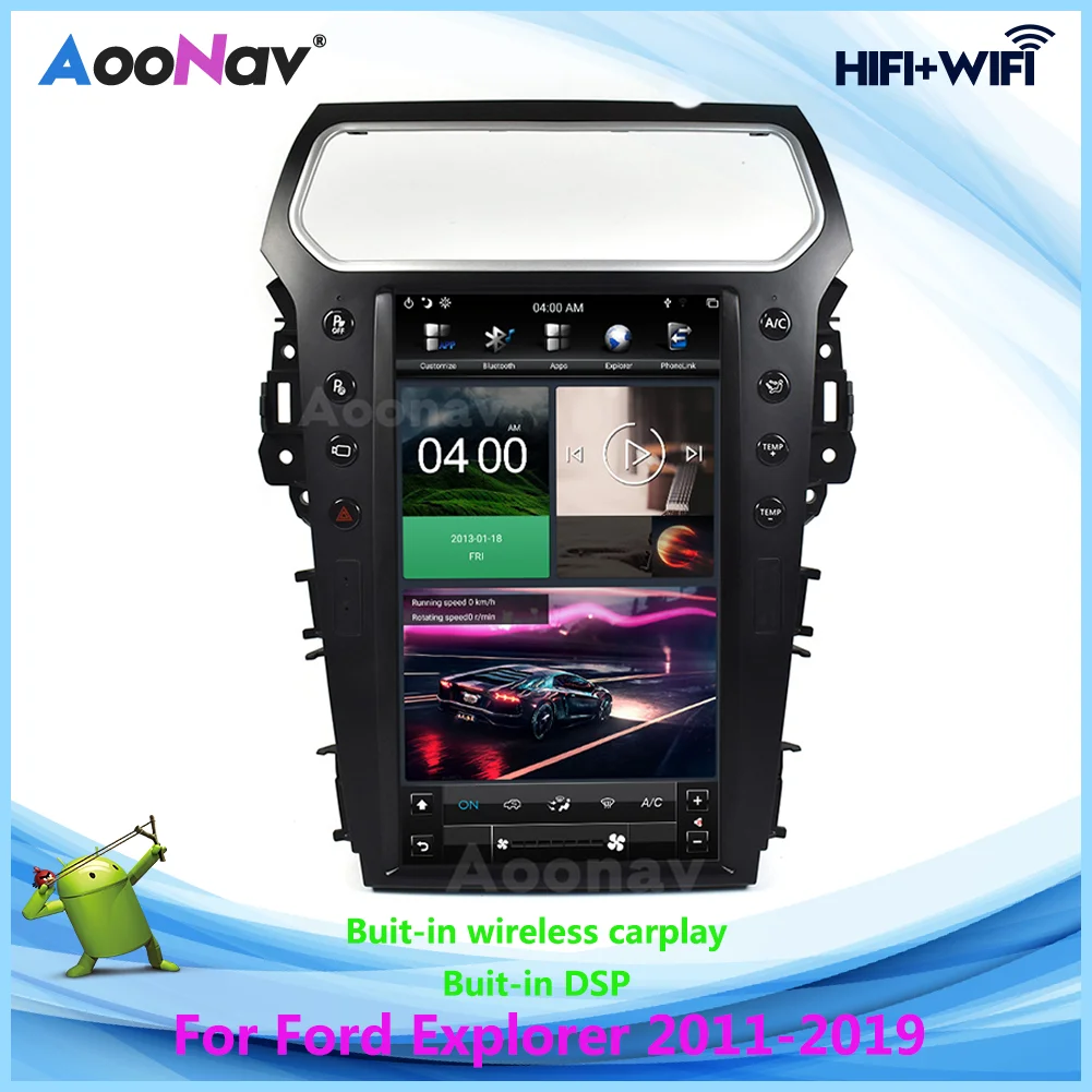 Автомагнитола Tesla с вертикальным экраном, 2 Din, Android, для Ford Explorer 2011-2021, GPS-навигация, головное устройство, мультимедийный аудиоплеер
Автомагнитола Tesla с вертикальным экраном, 2 Din, Android, для Ford Explorer 2011-2021, GPS-навигация, головное устройство, мультимедийный аудиоплеер