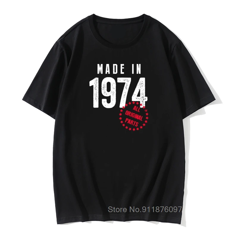 Made In 1974 Men's Tshirt 47th Birthday Gift Funny T-shirt Men's Short Sleeve O Neck T-shirts Fashion 2021 Streetwear
Made In 1974 Men's Tshirt 47th Birthday Gift Funny T-shirt Men's Short Sleeve O Neck T-shirts Fashion 2021 Streetwear