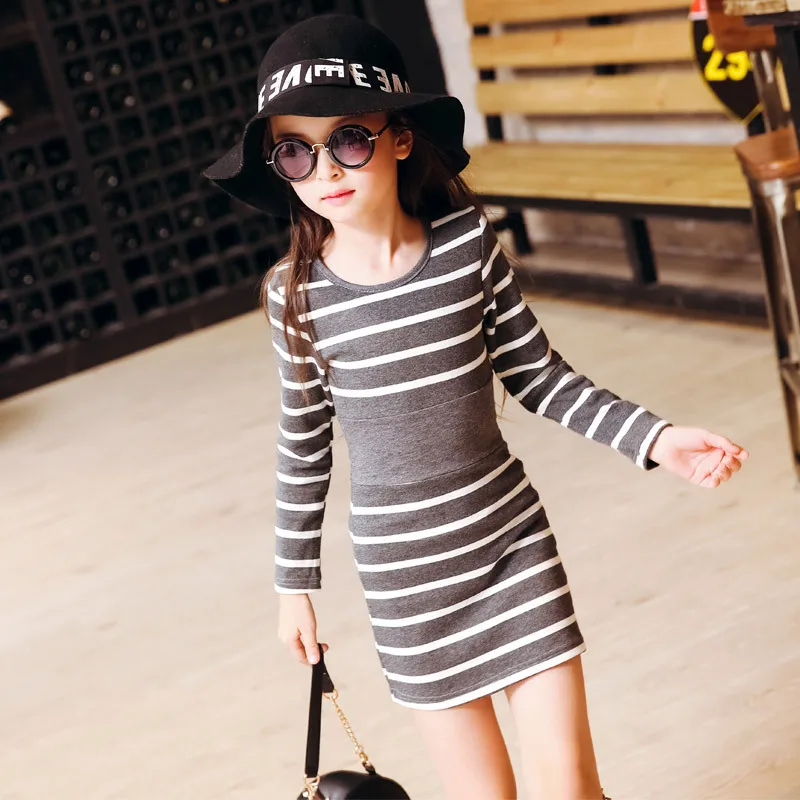 Dress for Girls Spring Girls Dress Cotton Striped Long Sleeve Kids Dresses 5 6 7 8 9 10 11 12 14Year Teen Girls Clothing
Dress for Girls Spring Girls Dress Cotton Striped Long Sleeve Kids Dresses 5 6 7 8 9 10 11 12 14Year Teen Girls Clothing