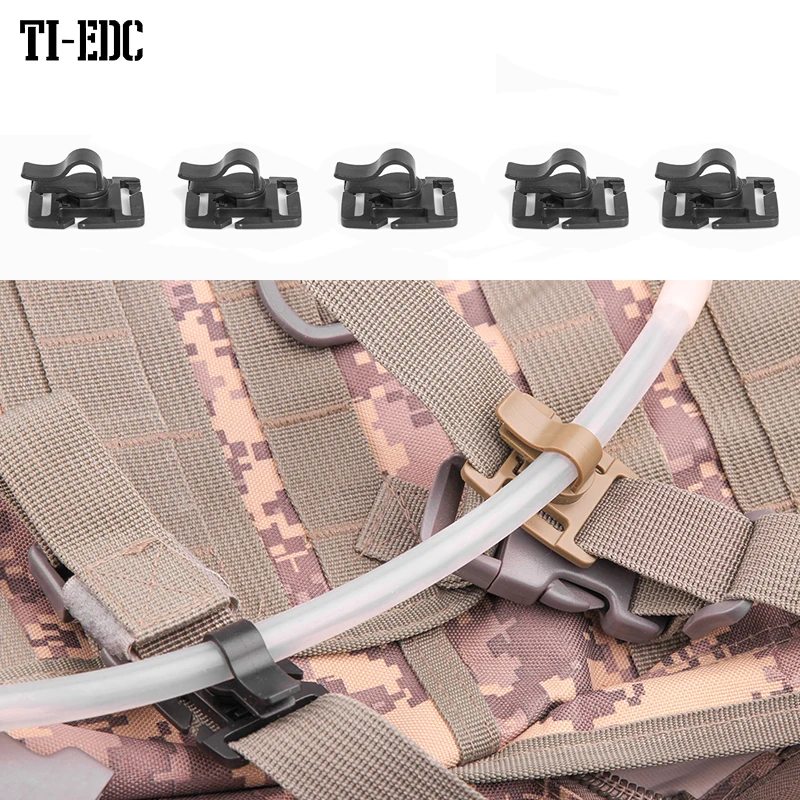 5 Pc Tactical Military Hydration Tube Clips Water Tube Clip , Backpack Accessories, Suitable For Tactical Backpacks
5 Pc Tactical Military Hydration Tube Clips Water Tube Clip , Backpack Accessories, Suitable For Tactical Backpacks