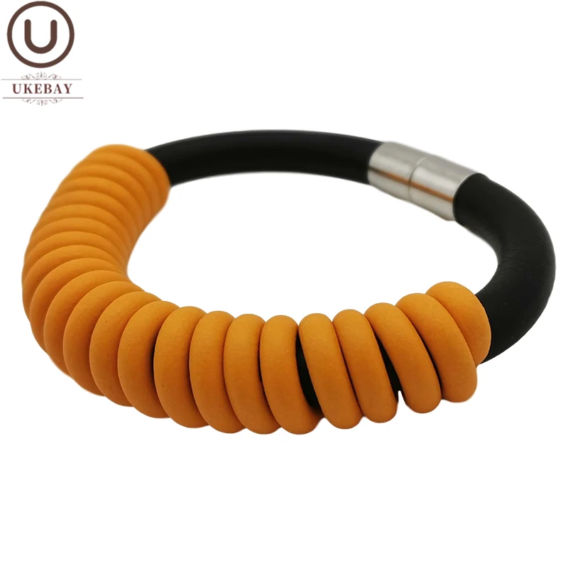 UKEBAY New Fashion Rubber Leather Bracelets Women Charm Bangles Gothic Jewelry Festival Accessories Hand Made Bracelet Chain
UKEBAY New Fashion Rubber Leather Bracelets Women Charm Bangles Gothic Jewelry Festival Accessories Hand Made Bracelet Chain