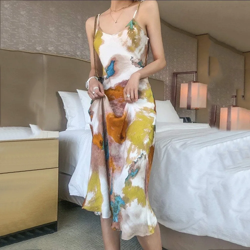 BAZIIINGAAA Simple Evening Dress V-neck Backless Suspenders Sleeveless Contrast Color Ankle Length 2022 New Women Party Dresses
BAZIIINGAAA Simple Evening Dress V-neck Backless Suspenders Sleeveless Contrast Color Ankle Length 2022 New Women Party Dresses