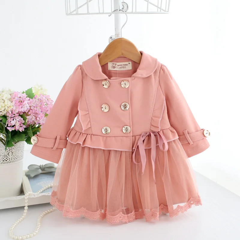 2020 Baby Girl Infant Fashion Trench Coat Jackets Sweet Girl Toddlers Tutu Mesh Dress Bebes Clothes
2020 Baby Girl Infant Fashion Trench Coat Jackets Sweet Girl Toddlers Tutu Mesh Dress Bebes Clothes