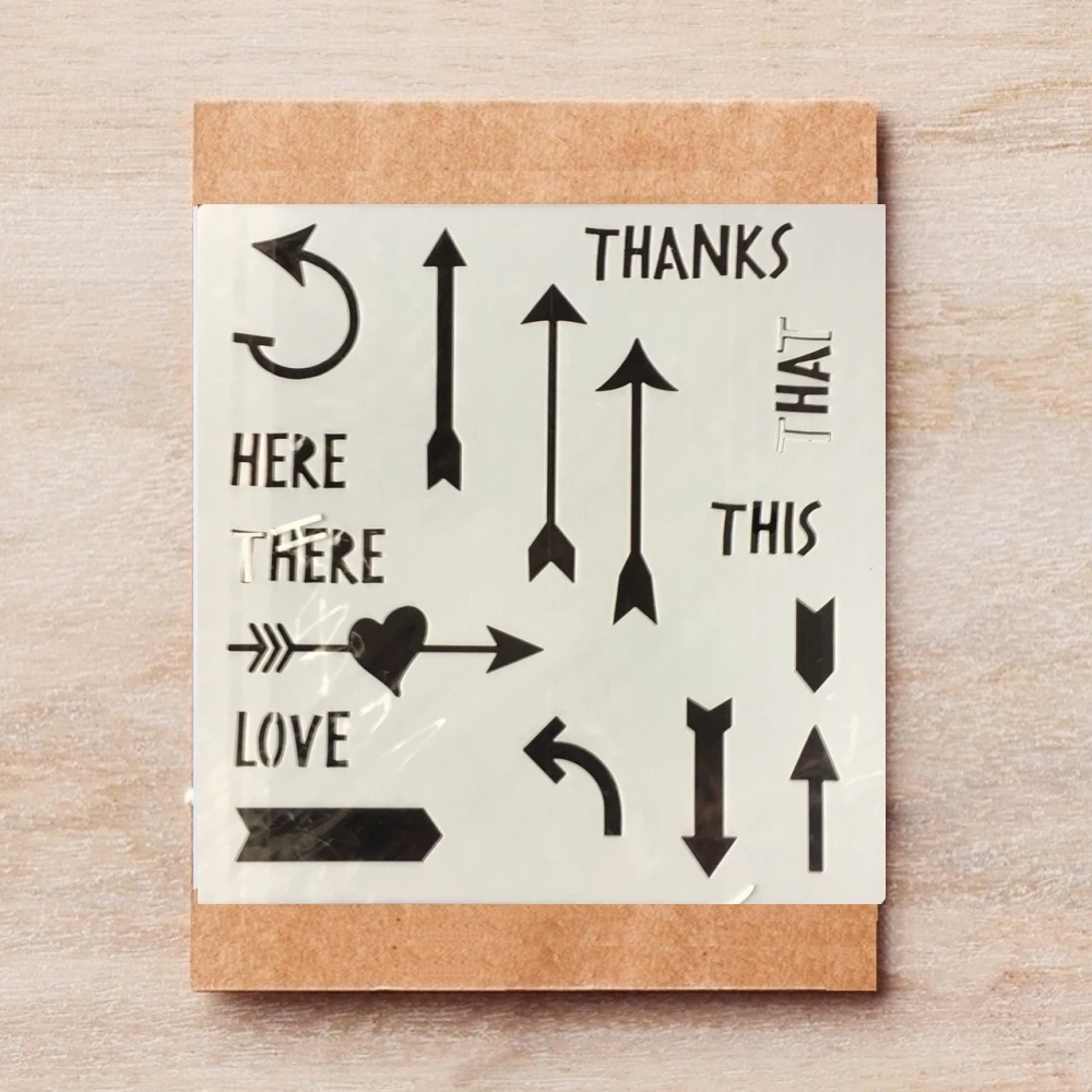 14*13cm Love Heart Arrow DIY Layering Stencils Painting Scrapbook Coloring Embossing Album Decorative Template 
14*13cm Love Heart Arrow DIY Layering Stencils Painting Scrapbook Coloring Embossing Album Decorative Template