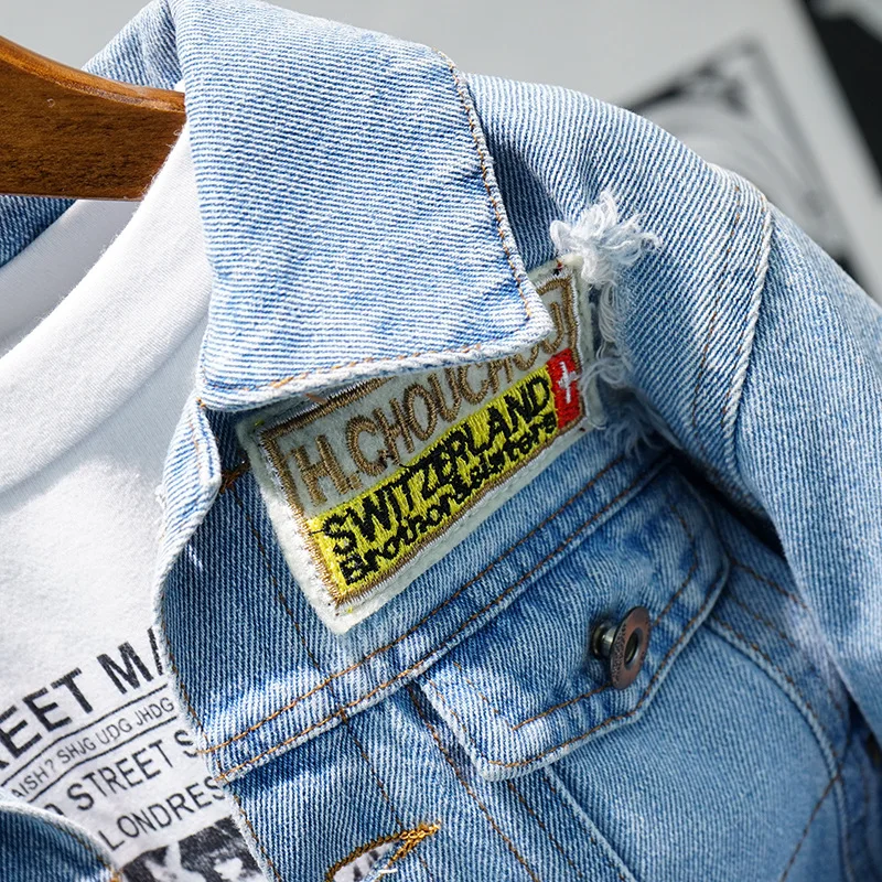 Winter Children Clothes Kids Clothes Denim jackets,T-shirts and jeans Sports Suit Autumn Baby Boys Clothes Sets For Toddler 2-6Y
Winter Children Clothes Kids Clothes Denim jackets,T-shirts and jeans Sports Suit Autumn Baby Boys Clothes Sets For Toddler 2-6Y