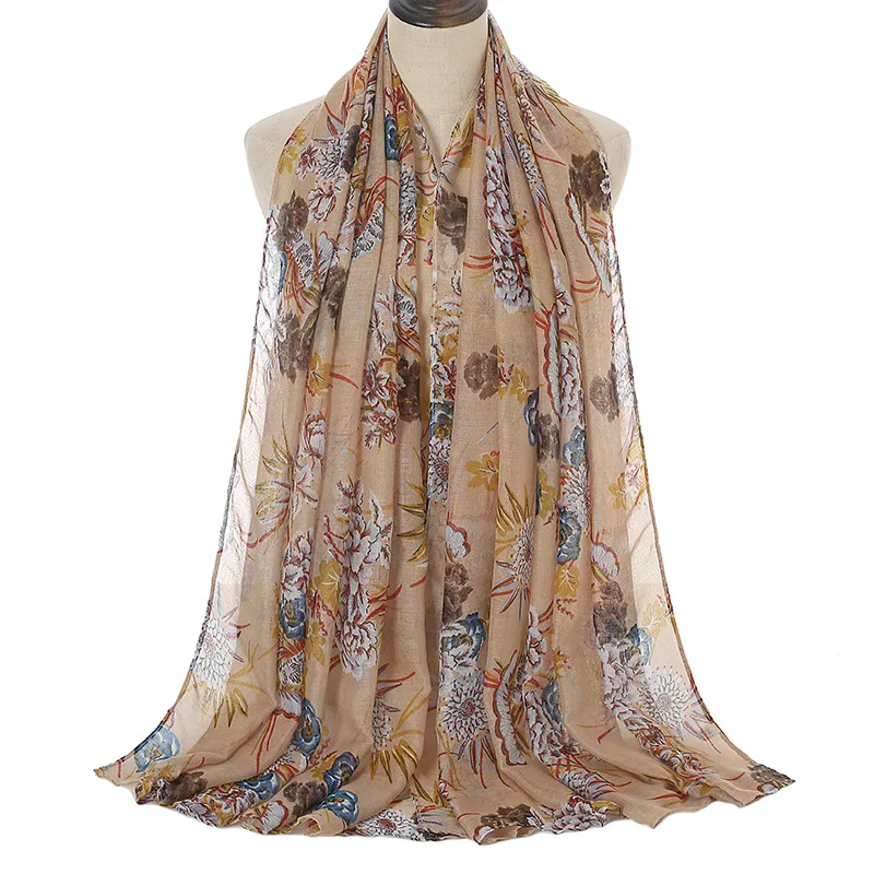 Ladies Printed Floral Viscose Scarf Hijab Women Flower Pashmina Stole Bandana Voile Femme Muslim New Style 180*90cm
Ladies Printed Floral Viscose Scarf Hijab Women Flower Pashmina Stole Bandana Voile Femme Muslim New Style 180*90cm