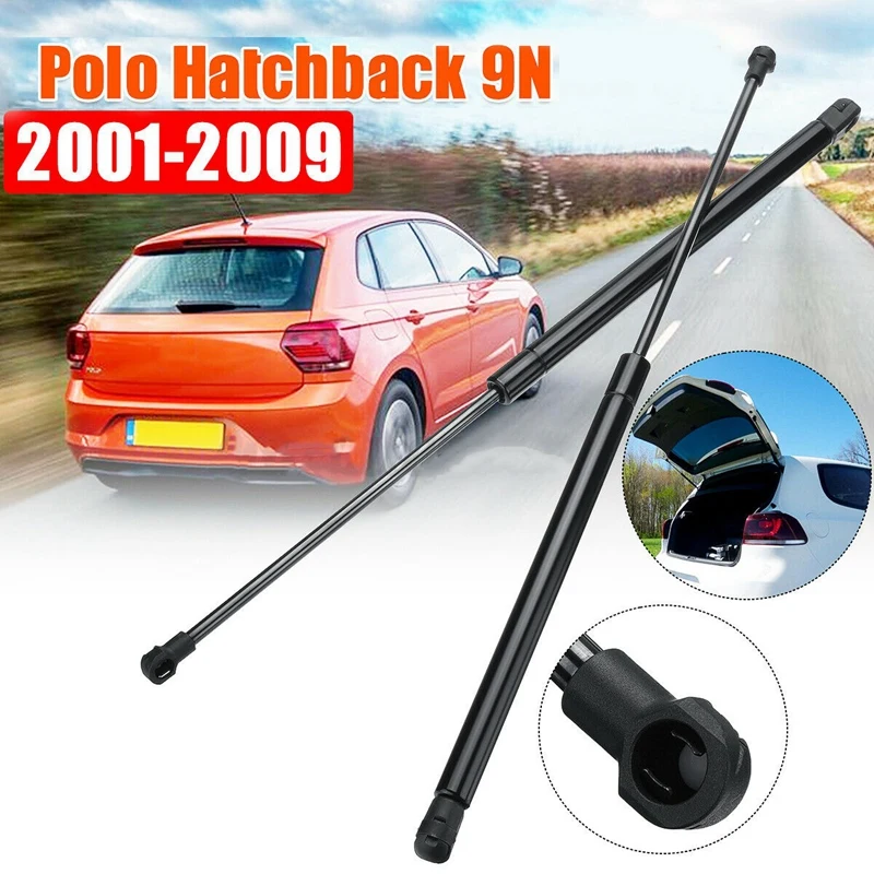 AU04 -2X Rear Tailgate Boot Spring Lift Support Gas Springs Lift Gas Strut Bars for -Polo Hatchback 9N 2001-2009 6Q6827550C 
AU04 -2X Rear Tailgate Boot Spring Lift Support Gas Springs Lift Gas Strut Bars for -Polo Hatchback 9N 2001-2009 6Q6827550C