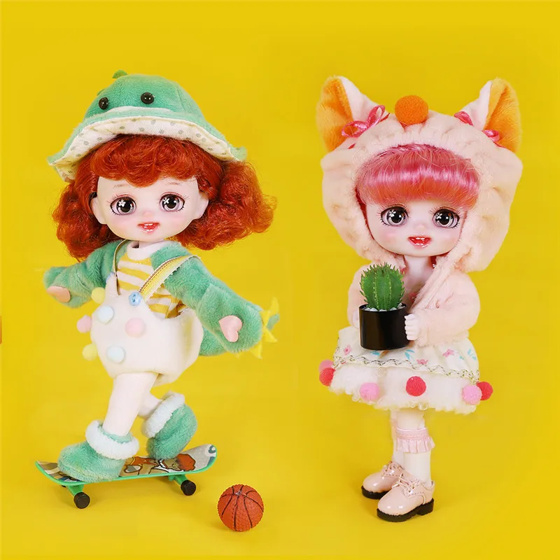 Куклы Dream Fairy 1/8, 6 дюймов, милая кукла BJD в виде животного, макияж, игрушка «сделай сам», карманная мини-кукла, рождественский подарок для девоч...
Куклы Dream Fairy 1/8, 6 дюймов, милая кукла BJD в виде животного, макияж, игрушка «сделай сам», карманная мини-кукла, рождественский подарок для девоч...