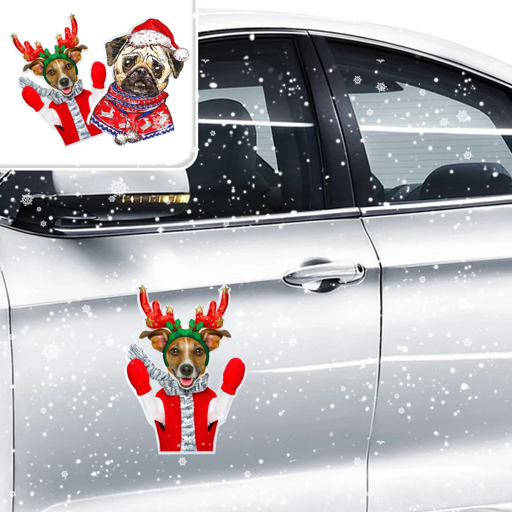 Reindeer Magnetic Sticker Christmas Car Stickers 2 pcs Christmas Decorations Reflective Refrigerator Magnets Waterproof
Reindeer Magnetic Sticker Christmas Car Stickers 2 pcs Christmas Decorations Reflective Refrigerator Magnets Waterproof
