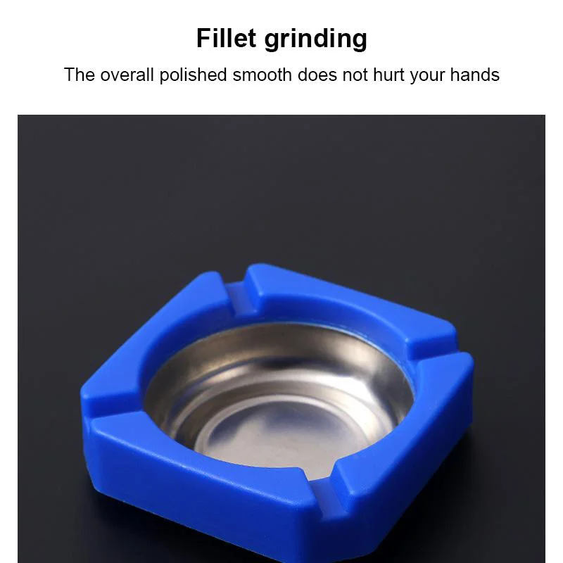 1PC Square Ashtray Wear-Resistant Stainless Steel Ashtray Fall Resistant Overlapped Storage Ashtray U-shaped Clip Ashtray 
1PC Square Ashtray Wear-Resistant Stainless Steel Ashtray Fall Resistant Overlapped Storage Ashtray U-shaped Clip Ashtray