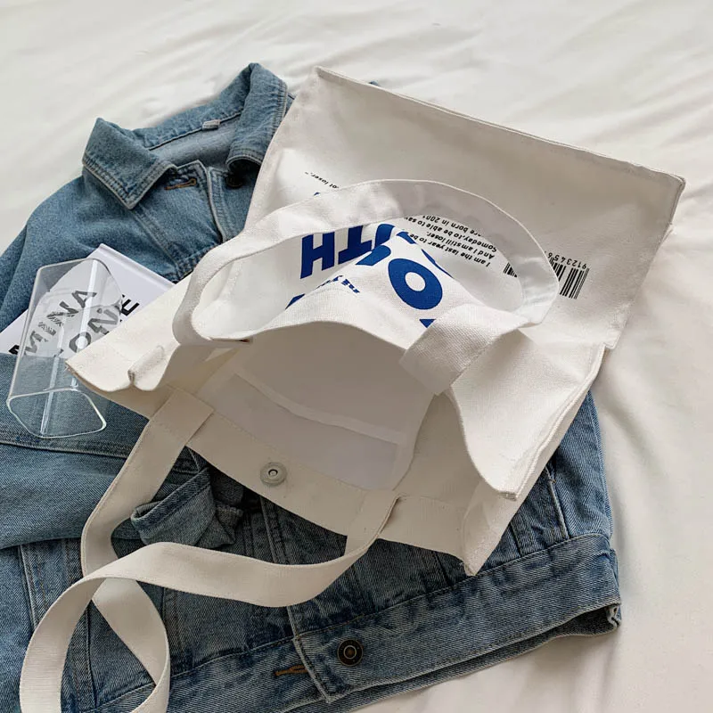 Bag for Girls New Fashion Totes Simple Handbags Shopping Bags Ladies Shoulder Bags Canvas Casual Tote Letter Women Bags 2021
Bag for Girls New Fashion Totes Simple Handbags Shopping Bags Ladies Shoulder Bags Canvas Casual Tote Letter Women Bags 2021