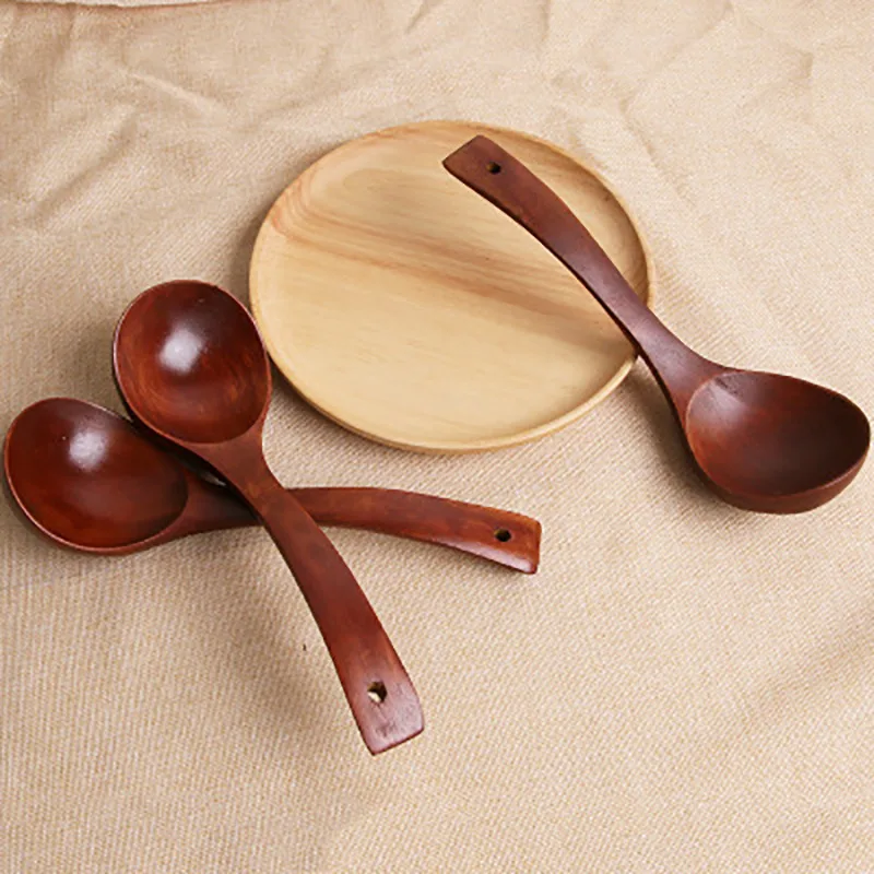 Wooden lacquered Soup Spoon Long Handle Ladle Children Anti-scald Rice Spoon For Home Restaurant Dinner 3pcs/set
Wooden lacquered Soup Spoon Long Handle Ladle Children Anti-scald Rice Spoon For Home Restaurant Dinner 3pcs/set
