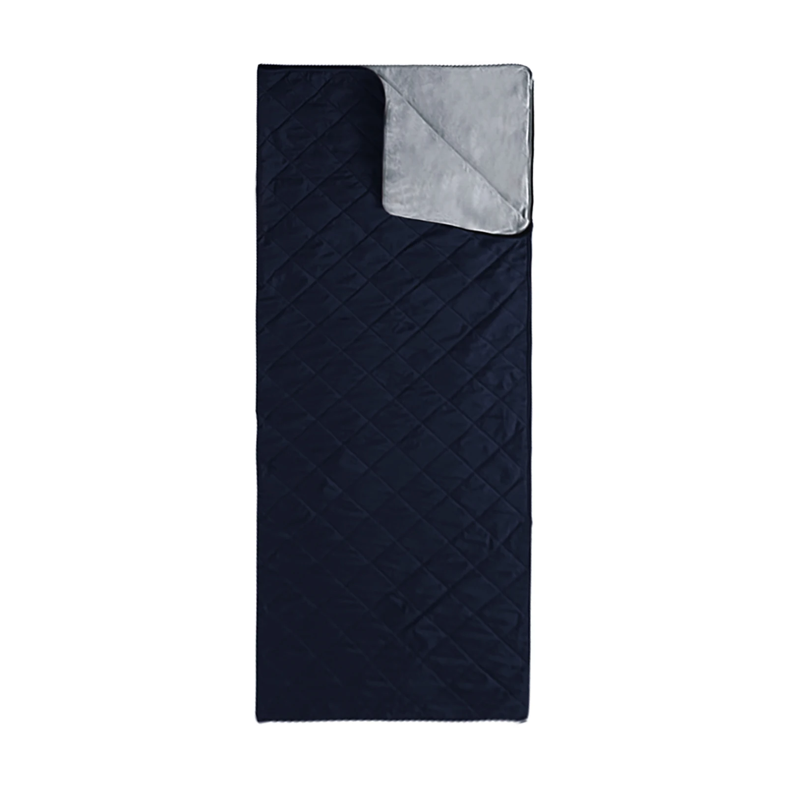 

Практичный утолщенный спальный мешок с защитой от ветра для дома, теплое одеяло, полиэфир для кемпинга на открытом воздухе, сохраняет тепло,...