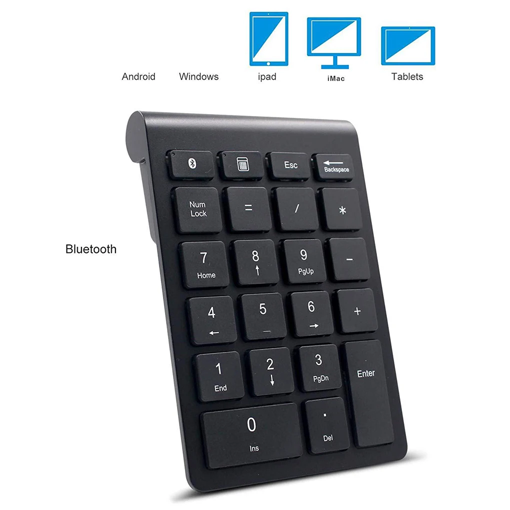 2.4G/Bluetooth 3.0 Number Pad Wireless 22 Keys Multi-Function Numeric Keypad Laptop PC Keyboard
2.4G/Bluetooth 3.0 Number Pad Wireless 22 Keys Multi-Function Numeric Keypad Laptop PC Keyboard