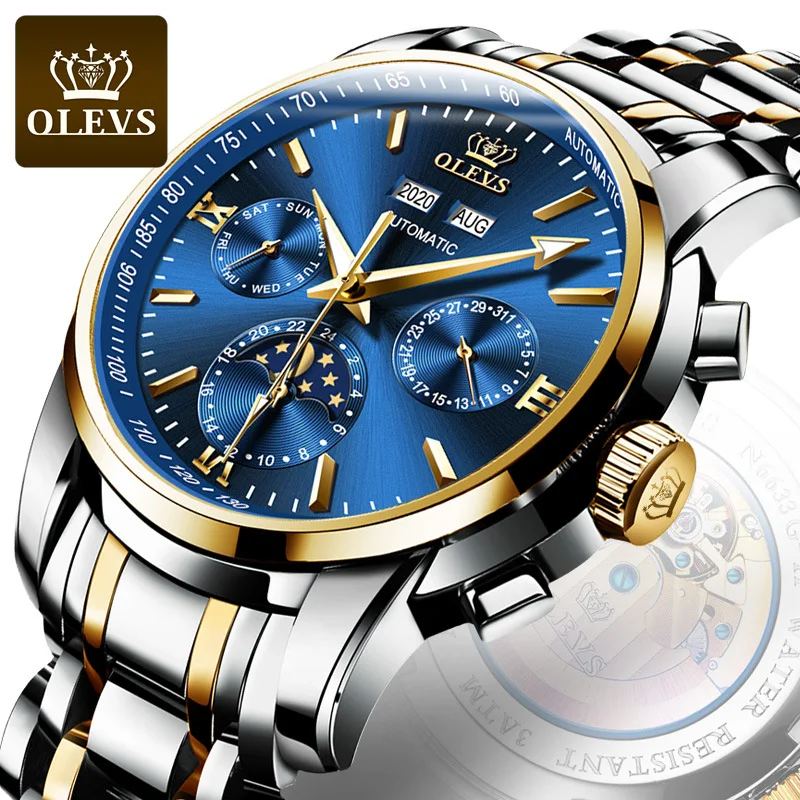 OLEVS Watch Men Watches Mechanical for Mens Wrist Luxury Man Waterproof Automatic Business Wristwatches Multifunction Fashion 
OLEVS Watch Men Watches Mechanical for Mens Wrist Luxury Man Waterproof Automatic Business Wristwatches Multifunction Fashion