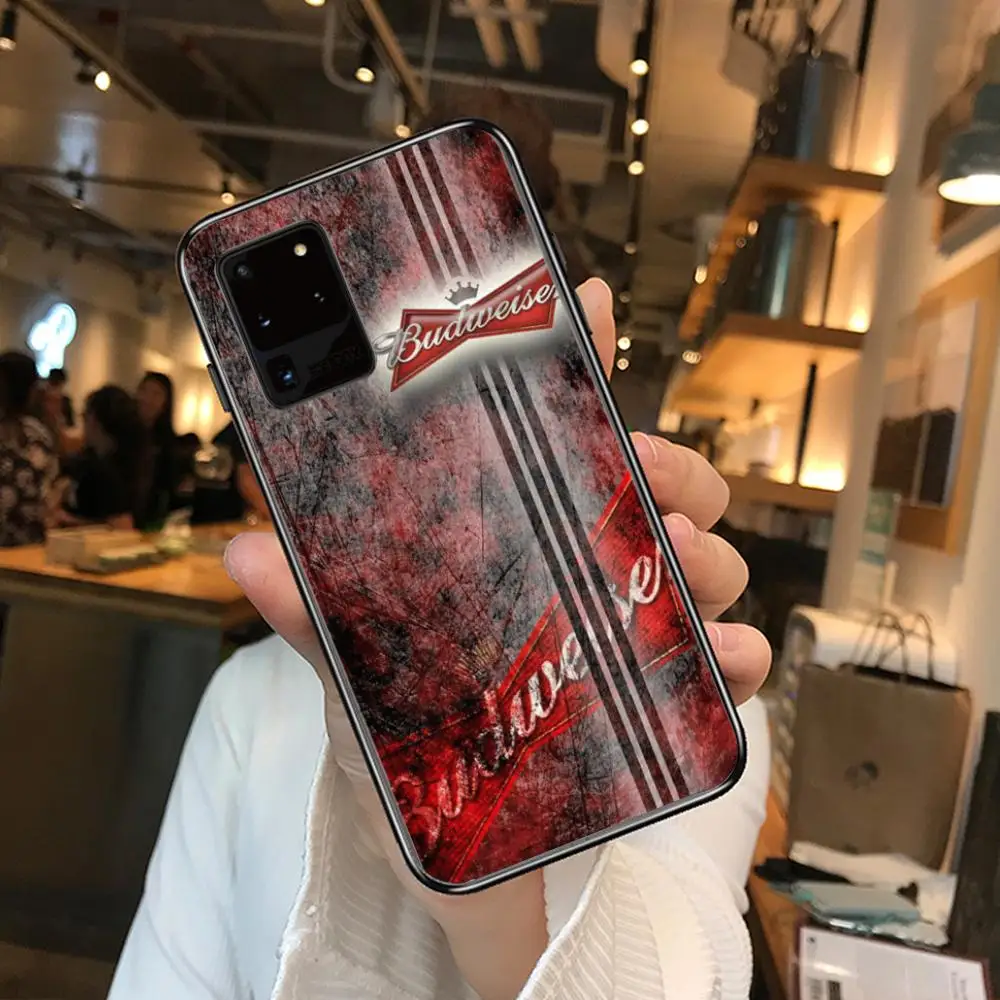 B-Budweiser beer fashion style Phone cover hull For SamSung Galaxy S 6 7 8 9 10 20 21 Plus Edge E note 5G Lite Ultra black sof 
B-Budweiser beer fashion style Phone cover hull For SamSung Galaxy S 6 7 8 9 10 20 21 Plus Edge E note 5G Lite Ultra black sof