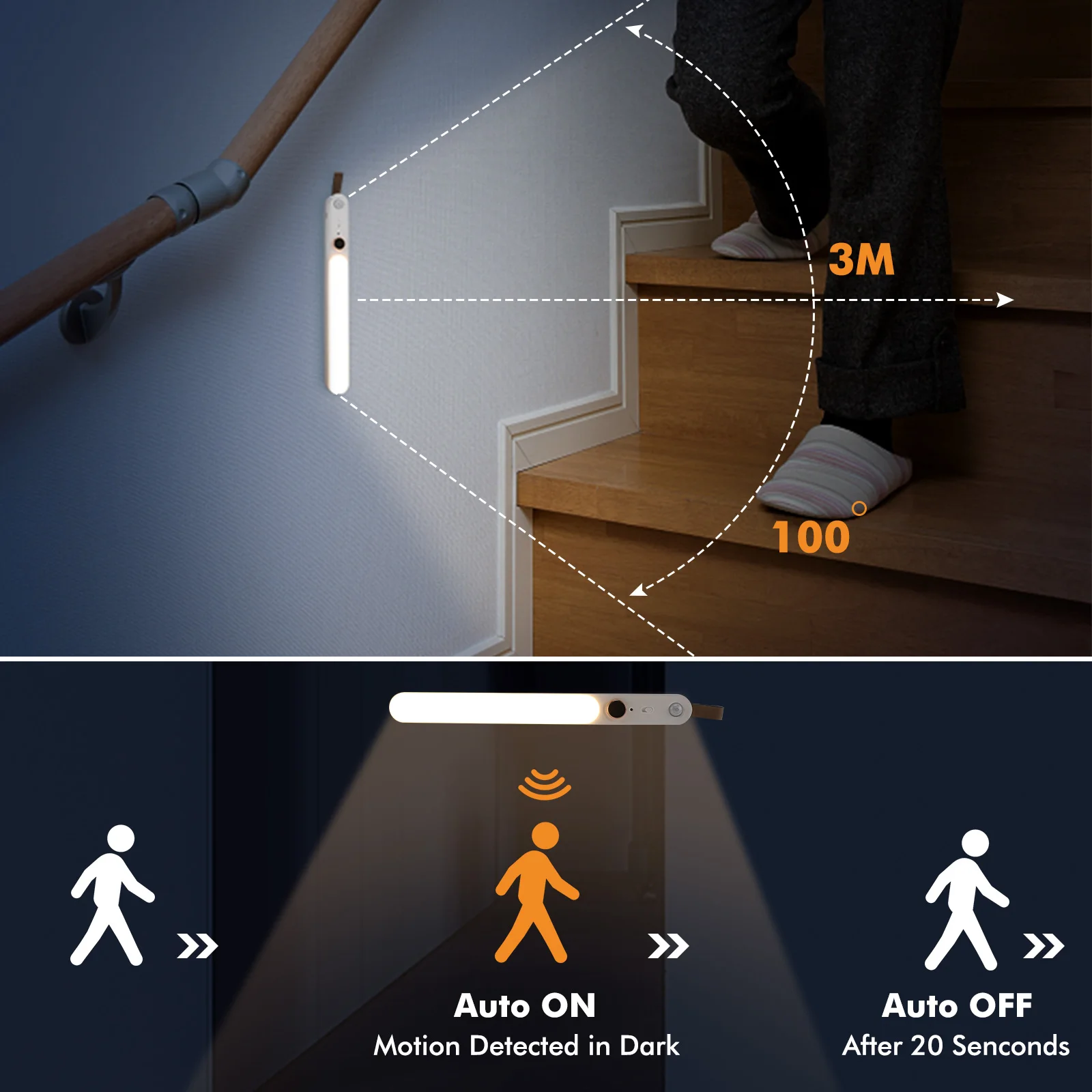 Night light PIR Motion Sensor LED Under Cabinet Light Auto On/Off 7 LEDs For Kitchen Bedroom Closet Wardrobe Night Lights
Night light PIR Motion Sensor LED Under Cabinet Light Auto On/Off 7 LEDs For Kitchen Bedroom Closet Wardrobe Night Lights