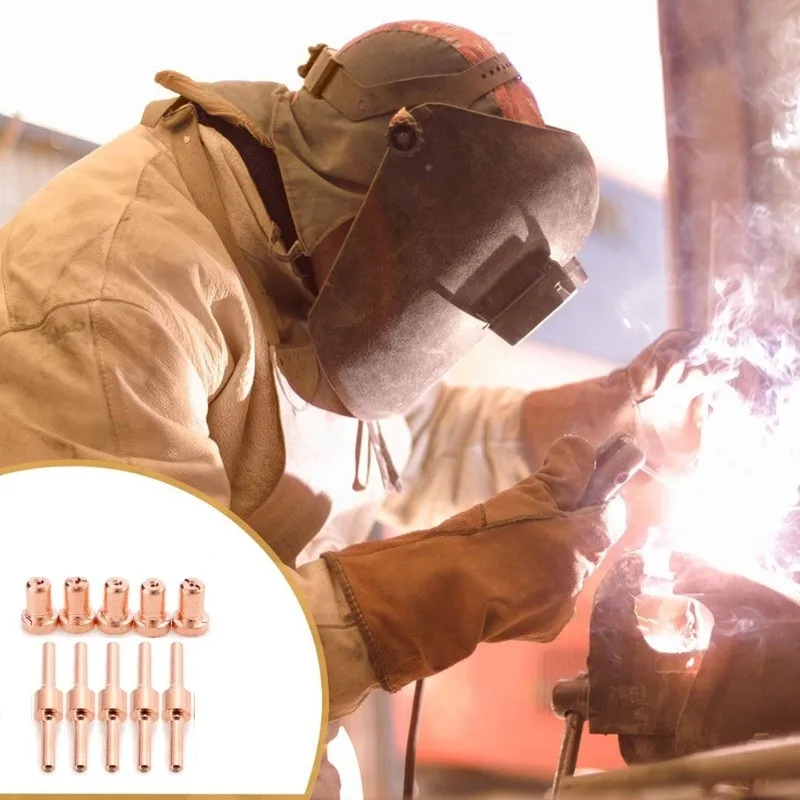 5 Nozzle 5 Electrode For PT-31 Lengthened Plasma LG-40 Cutting Torches Soldering Consumable For Rilon Riland Jasic CT416 CT312D
5 Nozzle 5 Electrode For PT-31 Lengthened Plasma LG-40 Cutting Torches Soldering Consumable For Rilon Riland Jasic CT416 CT312D