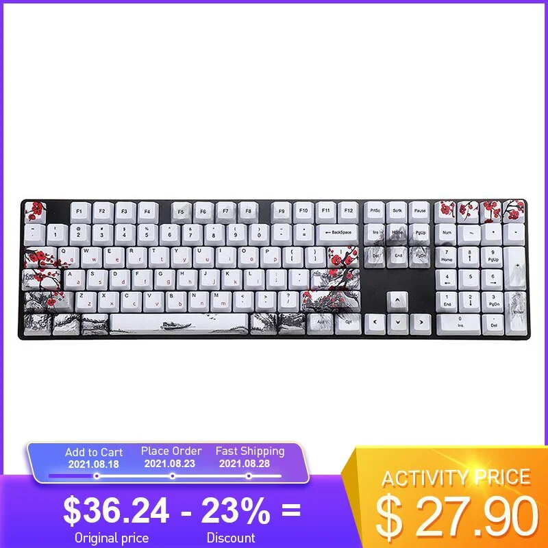 AKKO оригинал для RK61 GK61 GK64 механические клавиатуры PBT колпачки для ключей 109-клавиши OEM профиль PBT набор пятисторонних сублимационных колпачко...
AKKO оригинал для RK61 GK61 GK64 механические клавиатуры PBT колпачки для ключей 109-клавиши OEM профиль PBT набор пятисторонних сублимационных колпачко...