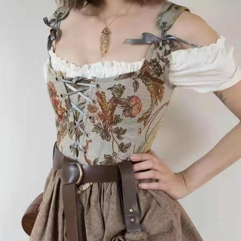 2022 Beach Party Sexy Bustiers Crop Women Backless Bandage French Vintage Halter Top Korean Fashion Boho Lace with Corset 2021
2022 Beach Party Sexy Bustiers Crop Women Backless Bandage French Vintage Halter Top Korean Fashion Boho Lace with Corset 2021
