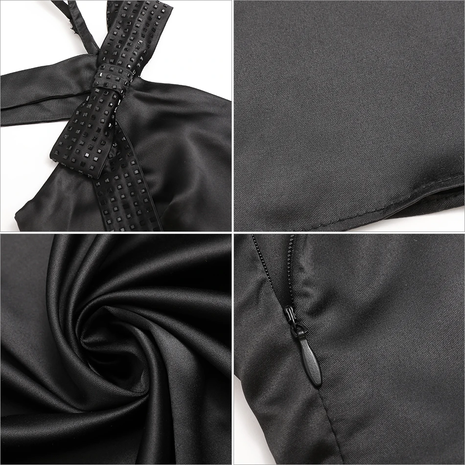 Miss Water 2020 New Summer Spaghetti Strap Dress Women Black Beading Bow Sexy Backless Vestido Celebrity Evening Party Dress
Miss Water 2020 New Summer Spaghetti Strap Dress Women Black Beading Bow Sexy Backless Vestido Celebrity Evening Party Dress