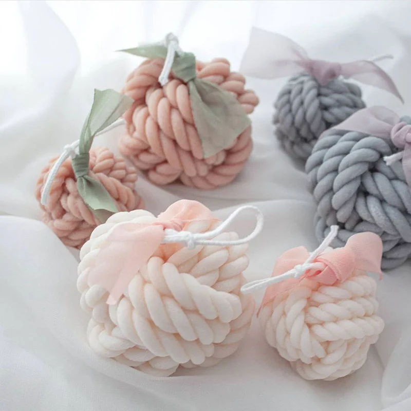 Two Size Wool Ball Candle Mold Coarse Yarn Ball DIY 3D Mould Aromatherapy Scented Silicone Mold Handmade Candle Making Wax Mold
Two Size Wool Ball Candle Mold Coarse Yarn Ball DIY 3D Mould Aromatherapy Scented Silicone Mold Handmade Candle Making Wax Mold