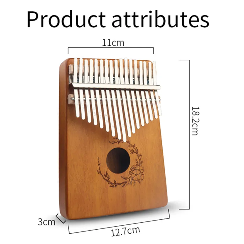 Kalimba 17 Keys Musical Keyboard Piano High Quality Thumb Piano Mahogany Wood Beginner Kalimba Musical Instrument
Kalimba 17 Keys Musical Keyboard Piano High Quality Thumb Piano Mahogany Wood Beginner Kalimba Musical Instrument