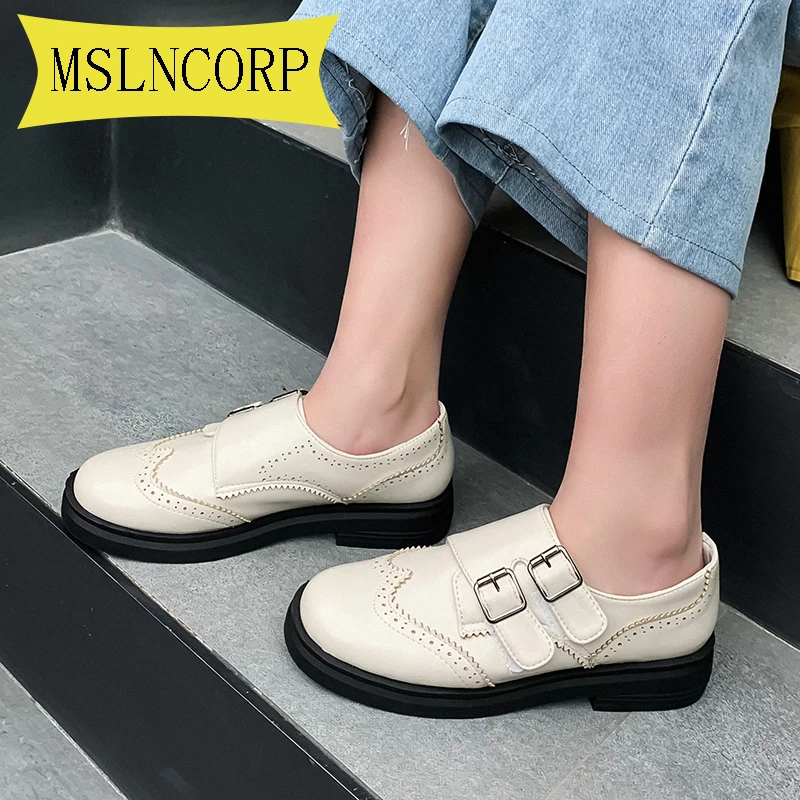 Plus Size 34-46 Women Oxford Flat Spring Shoes for Woman Genuine Leather Flats Summer Brogues Vintage Laces Loafers Woman 2020
Plus Size 34-46 Women Oxford Flat Spring Shoes for Woman Genuine Leather Flats Summer Brogues Vintage Laces Loafers Woman 2020
