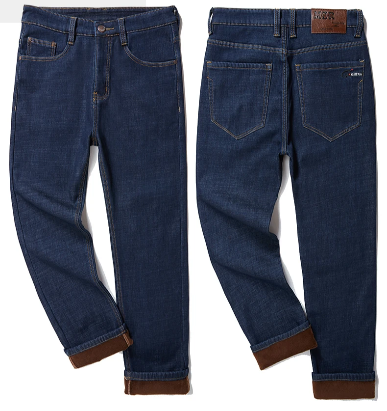 High Quality Winter Mens Warm Jeans Business Casual Elasticity Thick Loose Denim Pants Brand Trousers Blue Plus Size 40-52
High Quality Winter Mens Warm Jeans Business Casual Elasticity Thick Loose Denim Pants Brand Trousers Blue Plus Size 40-52