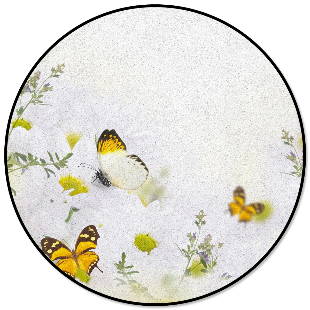 Butterfly Daisy Flower Petals Printed Children Carpets Baby Crawling Round Area Rugs For Living Room Coffee Table Mat
Butterfly Daisy Flower Petals Printed Children Carpets Baby Crawling Round Area Rugs For Living Room Coffee Table Mat