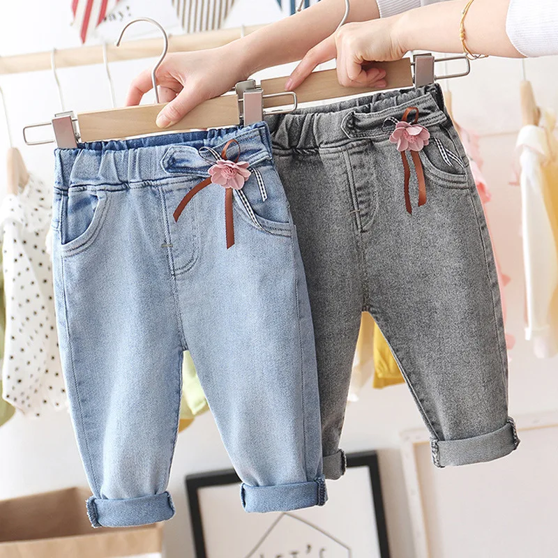 Baby Girls Flowers Cute Princess Jeans New Spring Children Denim Trousers Children Sweet Leisure Trousers Children's Cloths
Baby Girls Flowers Cute Princess Jeans New Spring Children Denim Trousers Children Sweet Leisure Trousers Children's Cloths