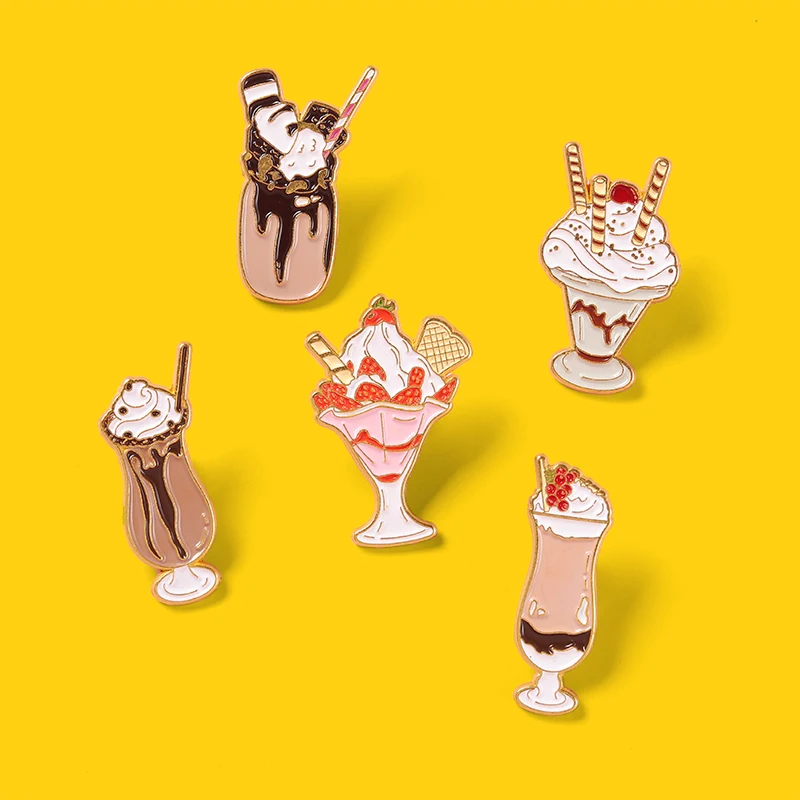 Ice Cream Enamel Pins Chocolate Strawberries Cookies Custom Brooches Decoration Backpack Badge Gift for People Who Love Dessert
Ice Cream Enamel Pins Chocolate Strawberries Cookies Custom Brooches Decoration Backpack Badge Gift for People Who Love Dessert