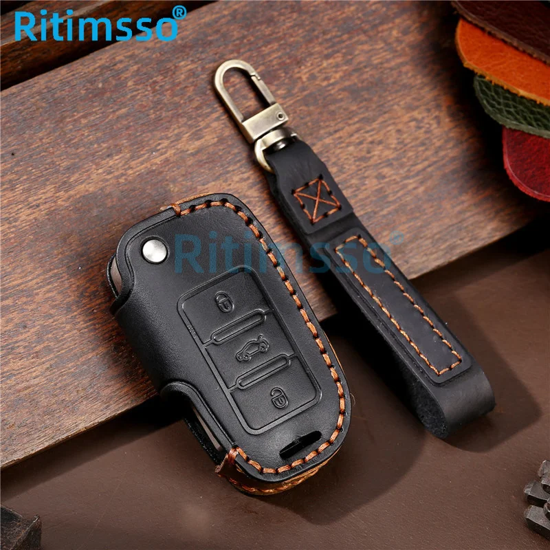 Handmade Leather Car Key Cover Case Protective Shell for VW Golf Bora Jetta POLO GOLF Tiguan Passat Skoda Octavia A5 MK6
Handmade Leather Car Key Cover Case Protective Shell for VW Golf Bora Jetta POLO GOLF Tiguan Passat Skoda Octavia A5 MK6