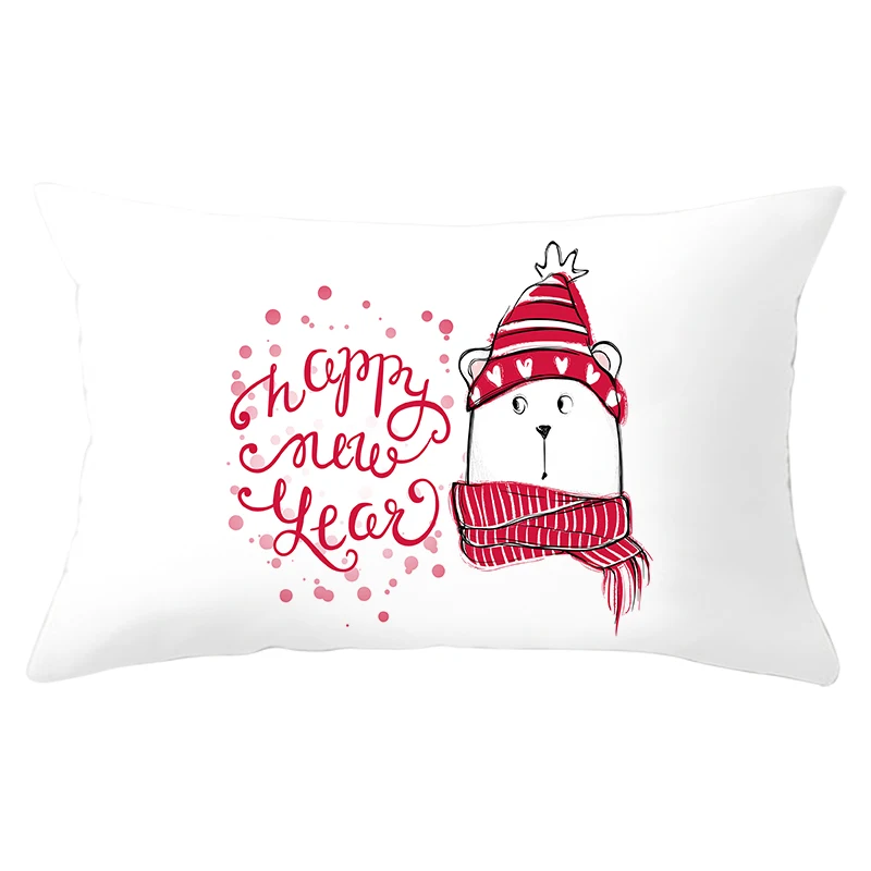 Cartoon Christmas Series Santa Claus Print Pillowcase Rectangle Polyester Peachskin Sofa Living Room Waist Cushion Cover 30x50cm
Cartoon Christmas Series Santa Claus Print Pillowcase Rectangle Polyester Peachskin Sofa Living Room Waist Cushion Cover 30x50cm