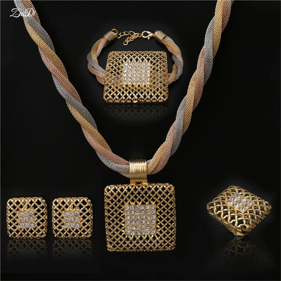 ZuoDi 2018 Nigerian Wedding woman accessories jewelry set Fashion African Beads Jewelry Set Dubai Gold-color Jewelry Set Brand
ZuoDi 2018 Nigerian Wedding woman accessories jewelry set Fashion African Beads Jewelry Set Dubai Gold-color Jewelry Set Brand