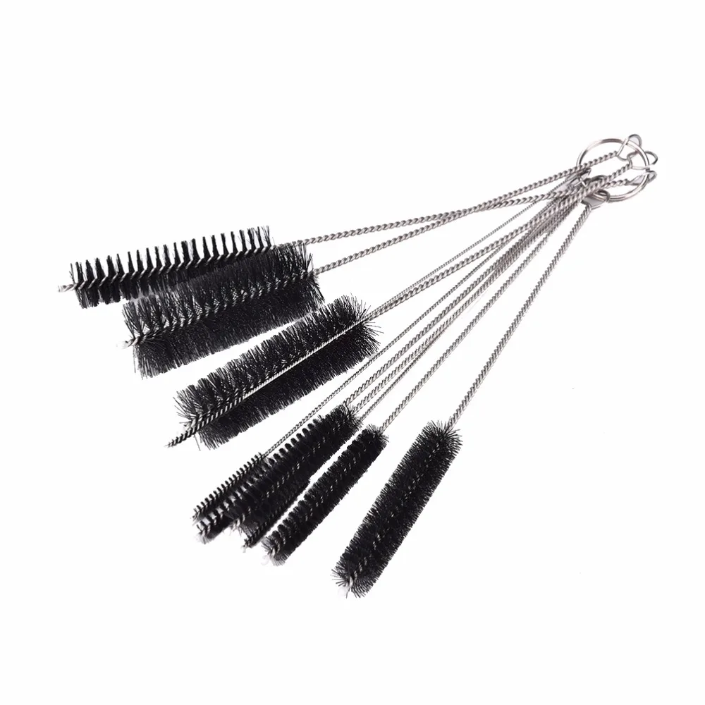 10Pcs Stainless Steel Pipe Tube Cylinder Bores Cleaning Brush Set With Keyring Tube Bottle Cleaning Brushes for Housework Tools
10Pcs Stainless Steel Pipe Tube Cylinder Bores Cleaning Brush Set With Keyring Tube Bottle Cleaning Brushes for Housework Tools