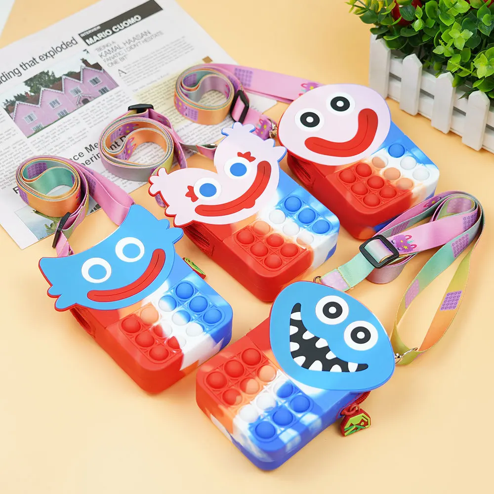 Силиконовый пузырьковый кошелек Huggy Wuggy для монет, популярная детская сумка для хранения игрушек
Силиконовый пузырьковый кошелек Huggy Wuggy для монет, популярная детская сумка для хранения игрушек