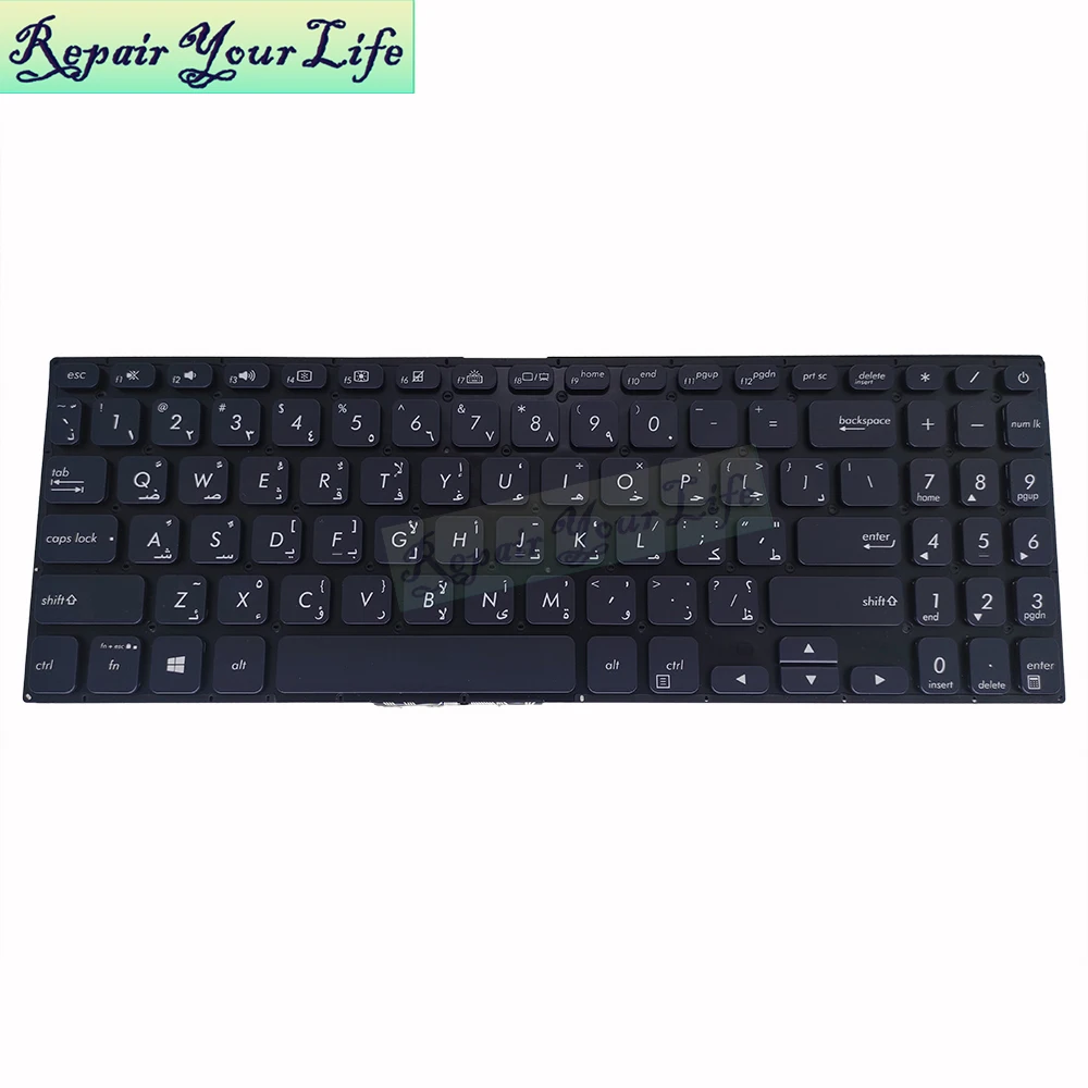 Arabic Keyboard Backlit For Asus Vivobook X512 X512D X512DA X512F X512FA X512U X512UA X512UB Notebook Keyboards AR 5610AR00 New
Arabic Keyboard Backlit For Asus Vivobook X512 X512D X512DA X512F X512FA X512U X512UA X512UB Notebook Keyboards AR 5610AR00 New