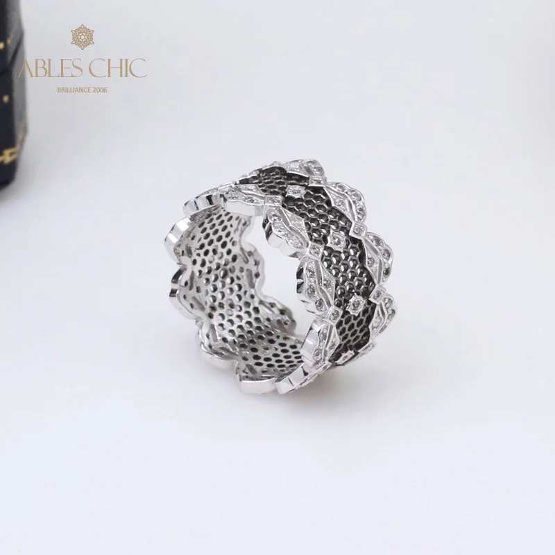Renaissance Black and White Lace Pattern Rings Zircon Flower 925 Silver Bridal Wedding Band Ring Premium Vintage 5068
Renaissance Black and White Lace Pattern Rings Zircon Flower 925 Silver Bridal Wedding Band Ring Premium Vintage 5068