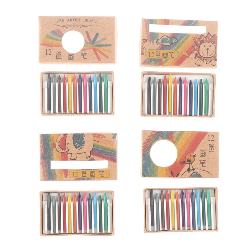 Mini Dollhouse Miniature Crayon 1 Set 12colours for 1:6 or 1:12 Dollhouse Dolls House Decoration Doll House Accessories
Mini Dollhouse Miniature Crayon 1 Set 12colours for 1:6 or 1:12 Dollhouse Dolls House Decoration Doll House Accessories