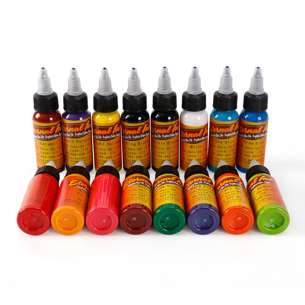 16 colors 30ml / bottle tattoo ink black permanent body art paint micro pigment brown eyebrow eyeliner lip tattoo art beauty too
16 colors 30ml / bottle tattoo ink black permanent body art paint micro pigment brown eyebrow eyeliner lip tattoo art beauty too