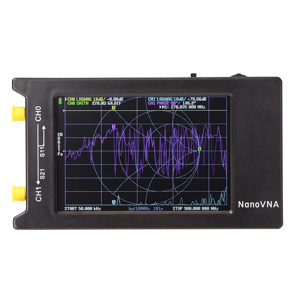 4 inch Antenna Network Analyzer NanoVNA 10KHz-1.5GHz LCD Digital Display Touch Screen Shortwave HF VHF UHF UHF Analyzer
4 inch Antenna Network Analyzer NanoVNA 10KHz-1.5GHz LCD Digital Display Touch Screen Shortwave HF VHF UHF UHF Analyzer